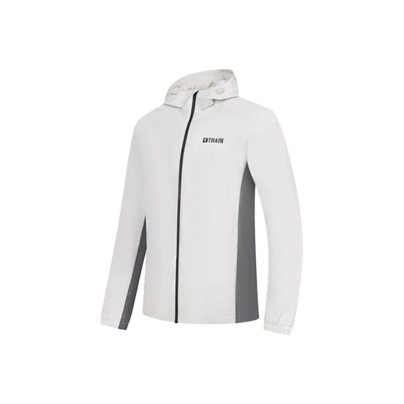 QIAODAN Jackets & Coats Men's Lunar Rock/Lightning Gray-0