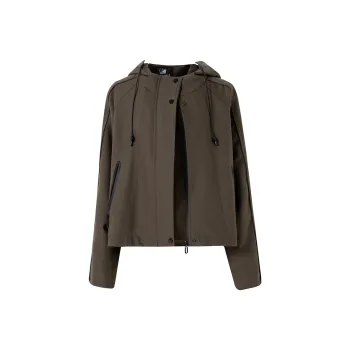 SOON FLOWER Jackets Coats Women's Coffee