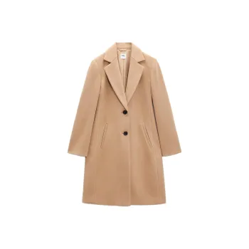 ZARA Coats Women's Tan