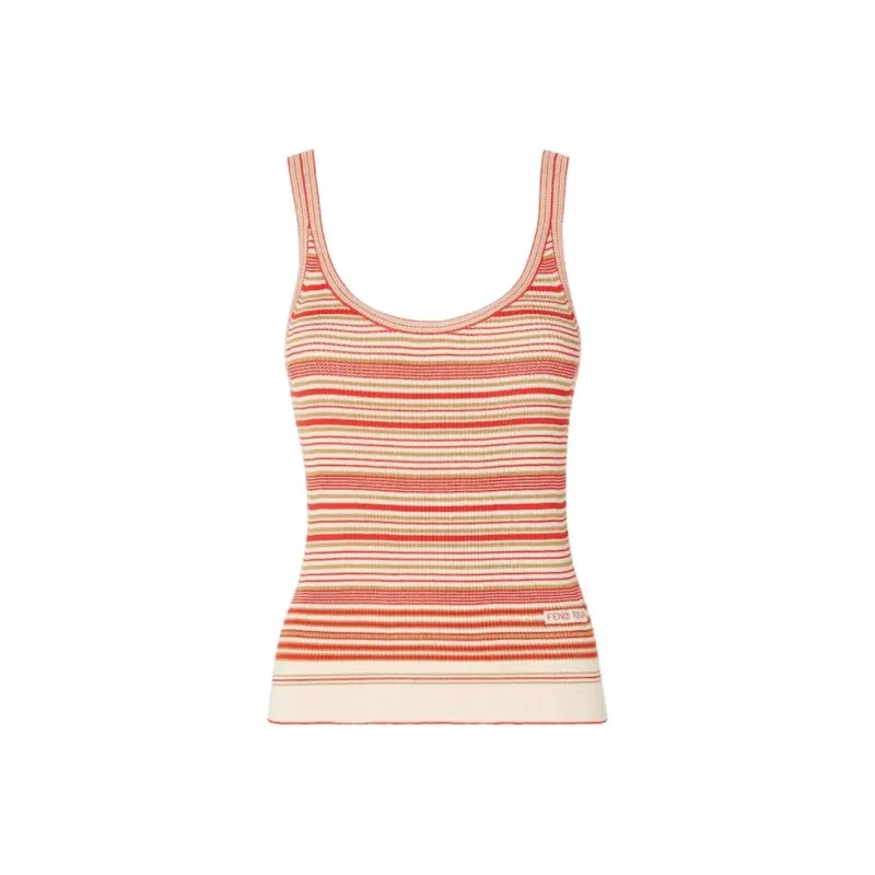 FENDI SS25 Tank Top Women's Red-0
