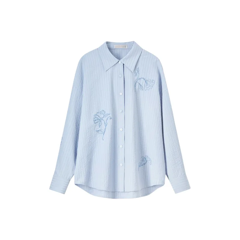 SENTUBILA Shirt Women's Gray Blue-0
