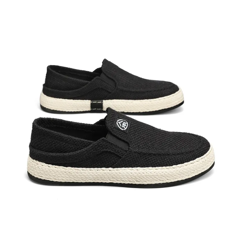 RENBEN Breathable And Lightweight Low Top Canvas Shoes Men's-13