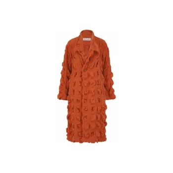 ISSEY MIYAKE Coat Women's Orange