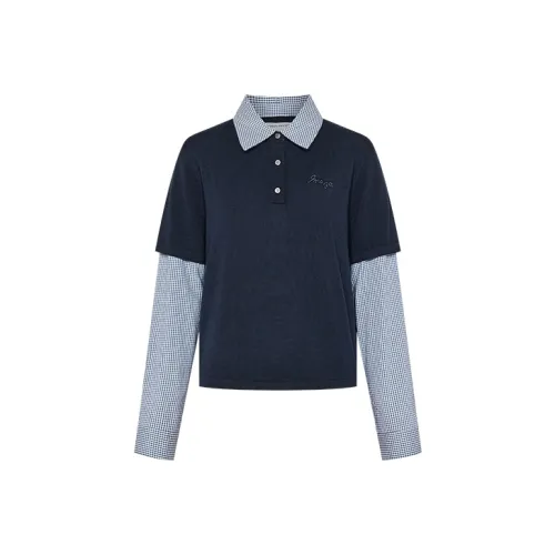 URBAN REVIVO Knitwear Women's Navy Blue