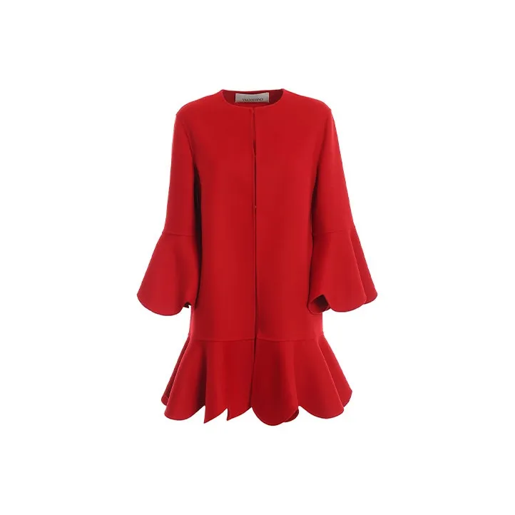 Valentino Coats Women's Red-0