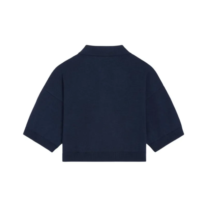 CELINE SS25 Polo Shirt Women's Marine Blue-1
