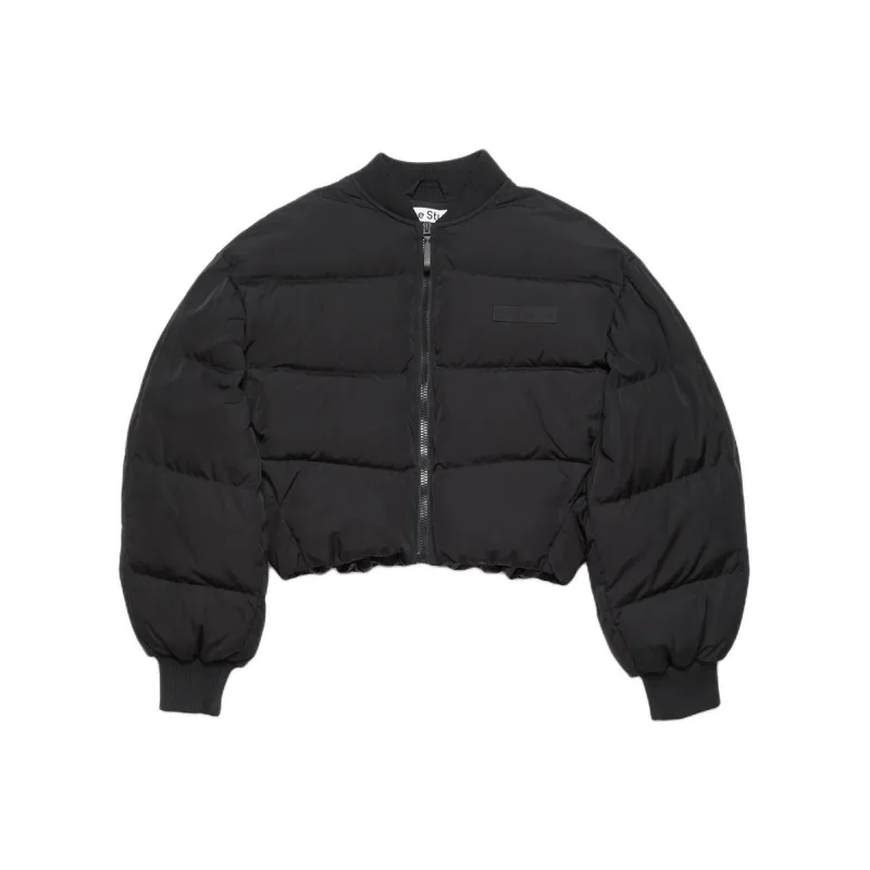 Acne Studios Bomber Puffer Jacket Washed Black 969-0