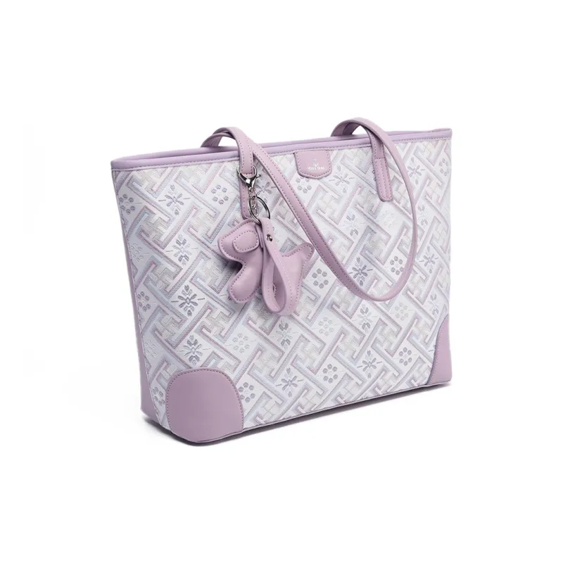 MISS GAIL Synthetic Leather Shoulder Bag Regular Women's Purple-2