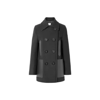 Burberry Coats Women's Black