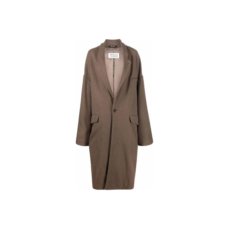Maison Margiela Coats Women's Brown-0