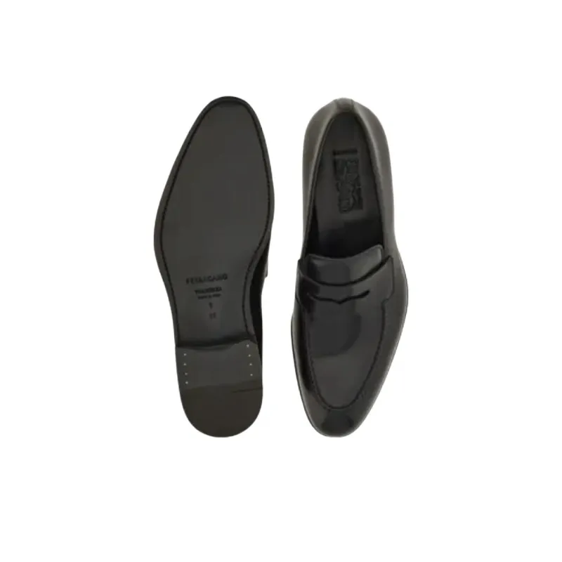 FERRAGAMO Tramezza Men's Casual Shoes Men's Black-4