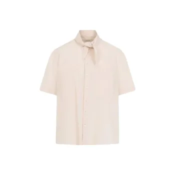 Lemaire Short Sleeve With Foulard Shirt
