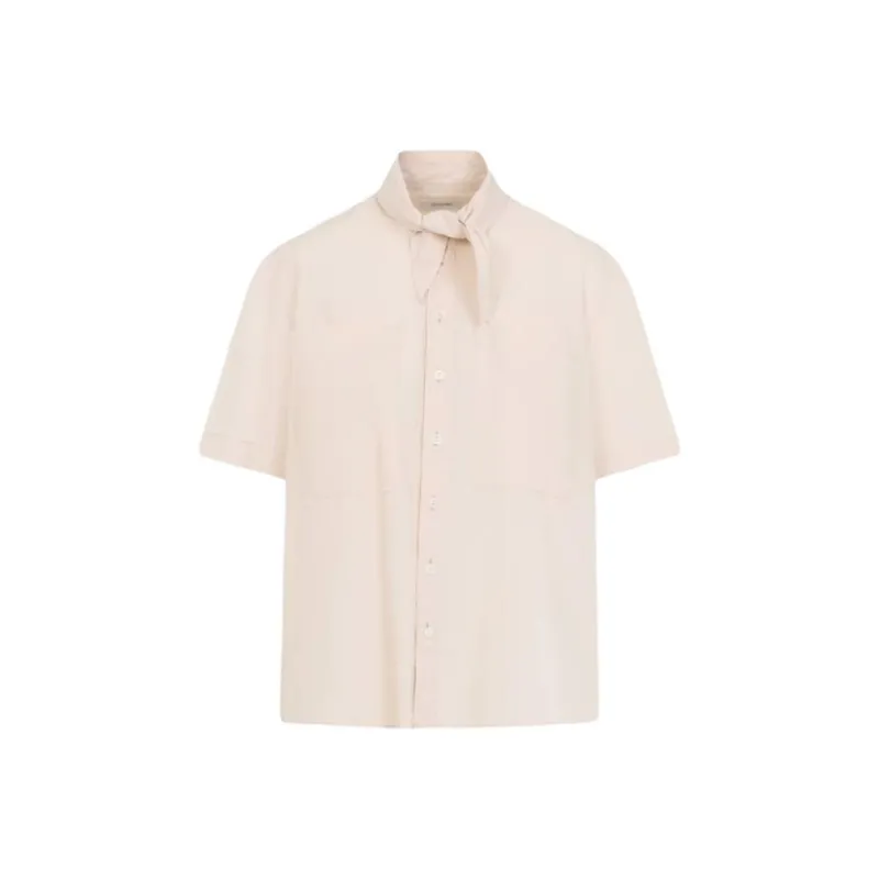 Lemaire Short Sleeve With Foulard Shirt-0