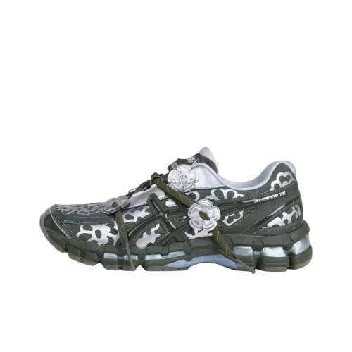 CECILIE BAHNSEN x Asics Gel Kayano20 Low Top Running Shoes Unisex Silver Green