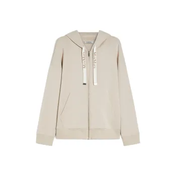 MaxMara Jour Zip Up Drawstring Hoodie