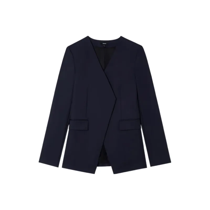 THEORY Business Suits Women's Navy Blue-0