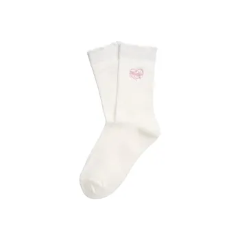 MLB Mid Calf Socks Unisex 1 Pack Cream White