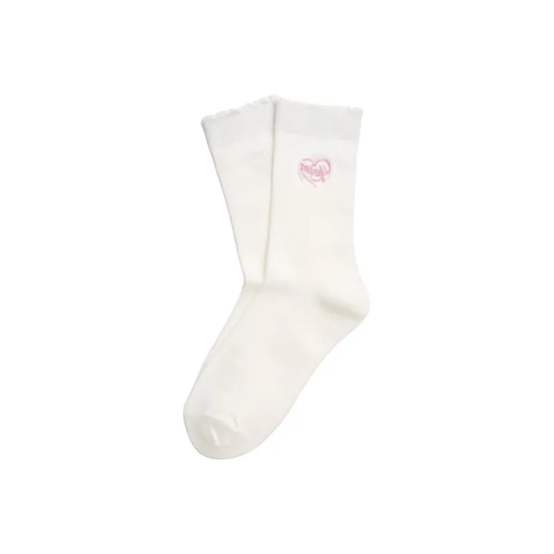 MLB Mid Calf Socks Unisex 1 Pack Cream White-0