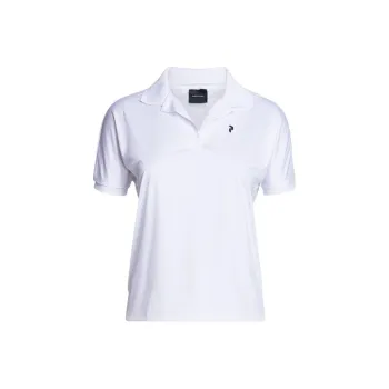 PEAK PERFORMANCE Polo Shirt Women's White
