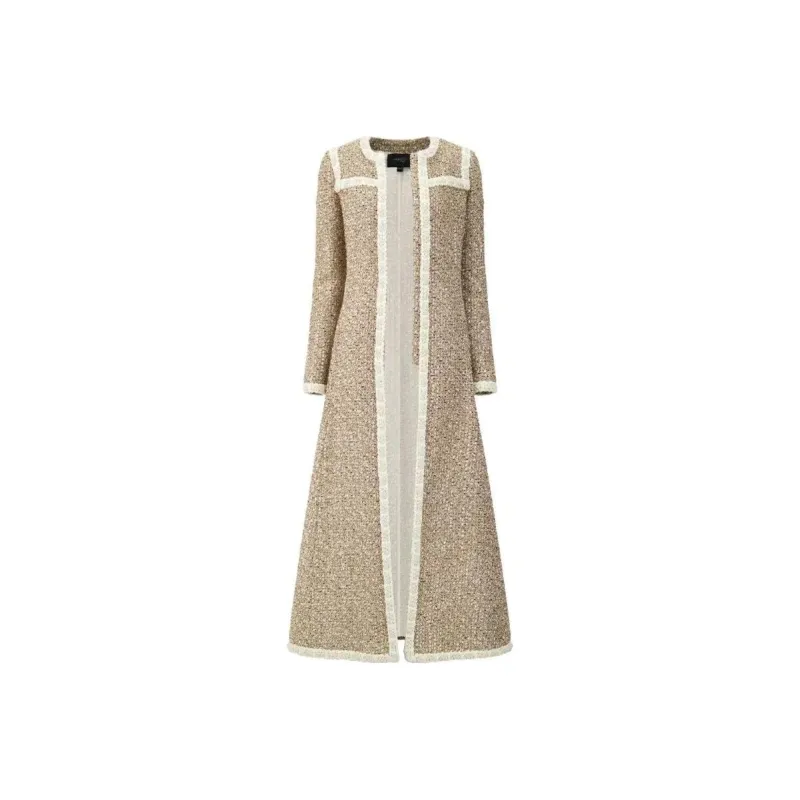Giambattista Vall Braided trim Tweed Coat-0