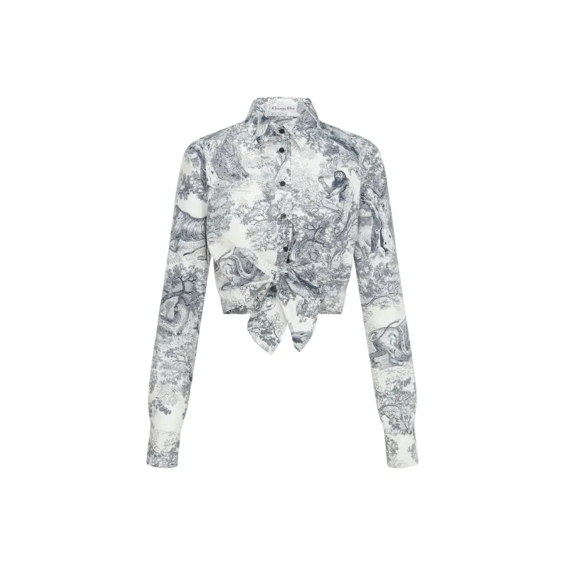 DIOR Dioriviera Shirt Women's Dark Blue-0