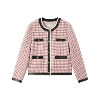 EICHITOO Jackets & Coats Women's Pink Trim