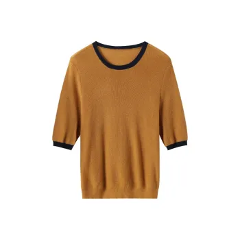 Huagaa Knitwear Women's Ginger Yellow