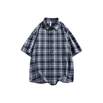 ROBINHOOD Shirt Unisex Dark Blue Plaid