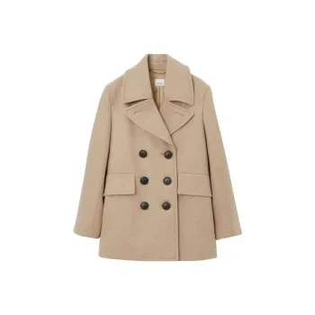 Burberry Coats Women's Almond Beige