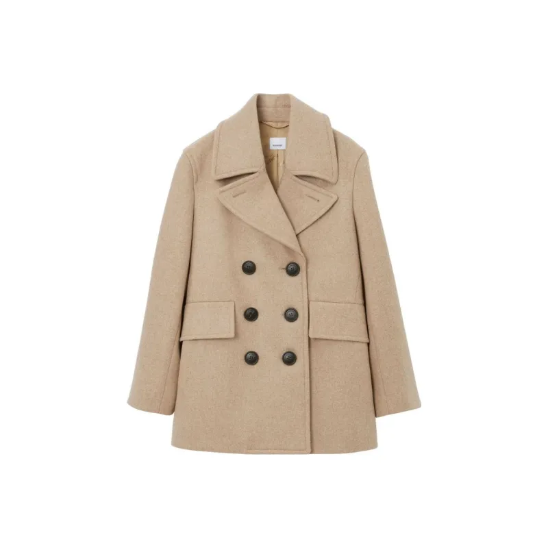 Burberry Coats Women's Almond Beige-0