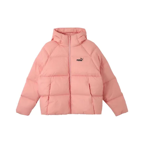 PUMA HOODED ULTRA DOWN PUFFER JACKET Down Jacket Women's Peach Pink