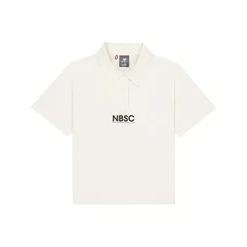 New Balance Polo Shirt Women's Ivory White