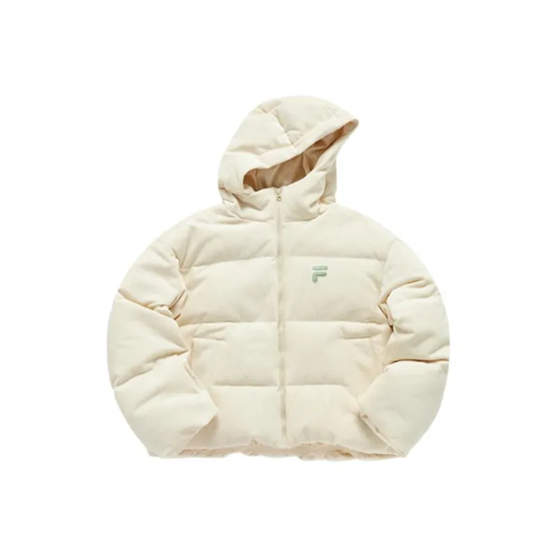 FILA FUSION Down Jacket Women's Olive White-0
