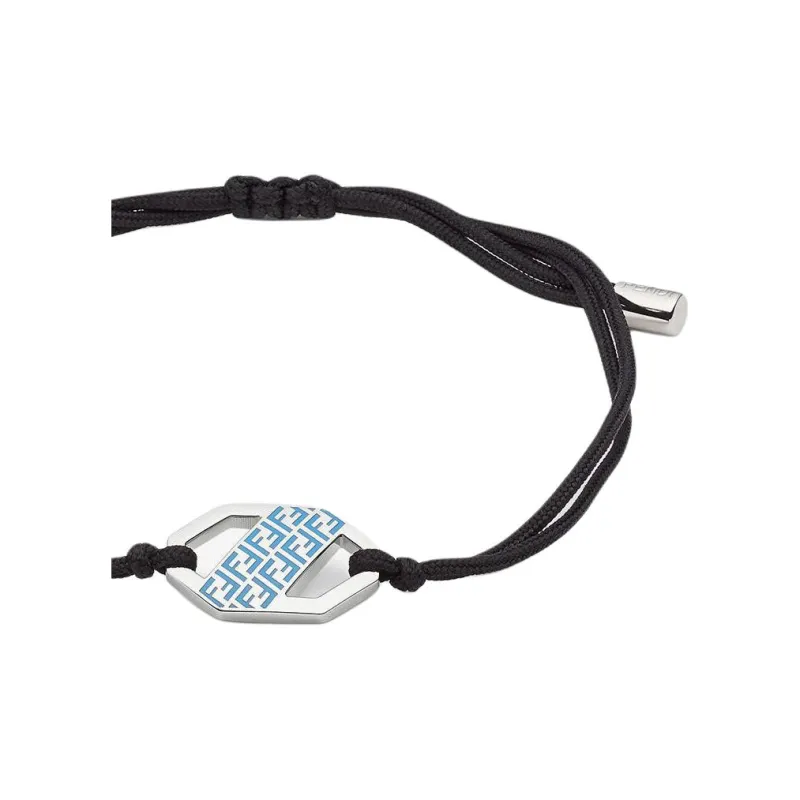 FENDI Brass Bracelets Unisex Black-1