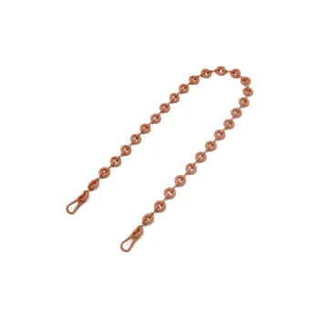 LOEWE Painted Brass Chain Strap Bag Women's Walnut