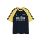 Navy Blue & Yellow Sleeves