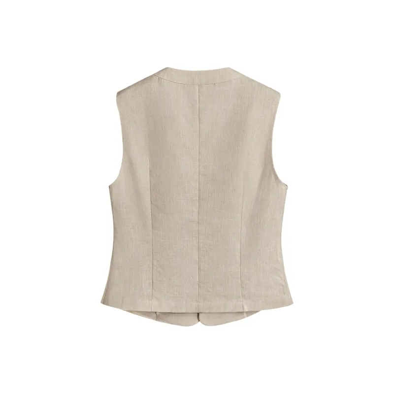 TOUCH Vests Women's Beige-1
