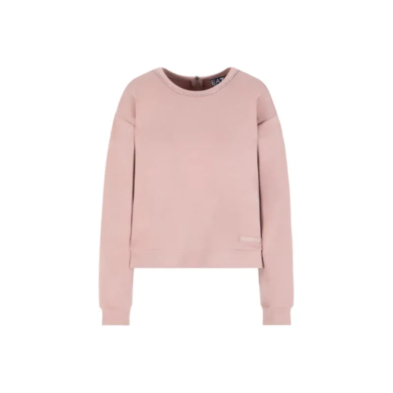EMPORIO ARMANI EA7 SS25 Sweatshirt Women's Pink-0