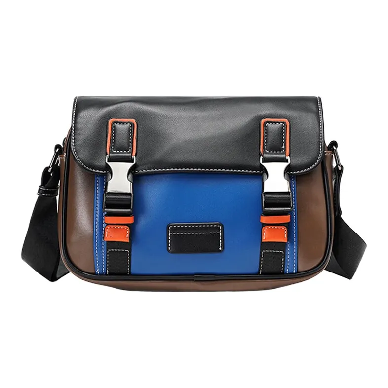 CARTELO PVC With Polyester Messenger Bag, Shoulder Bag Unisex Black-2