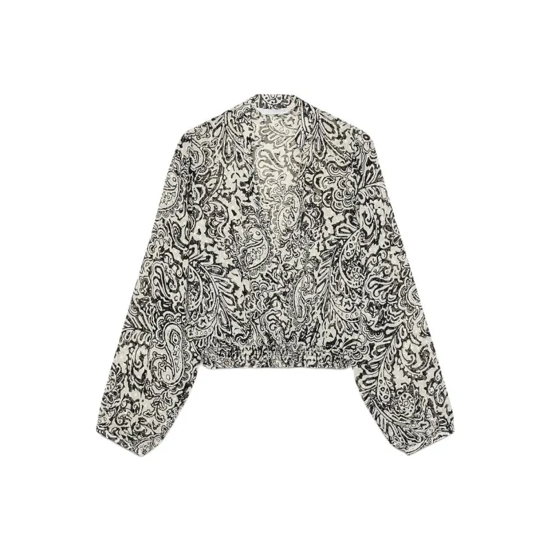 ZARA Shirts Women's Black/White-0