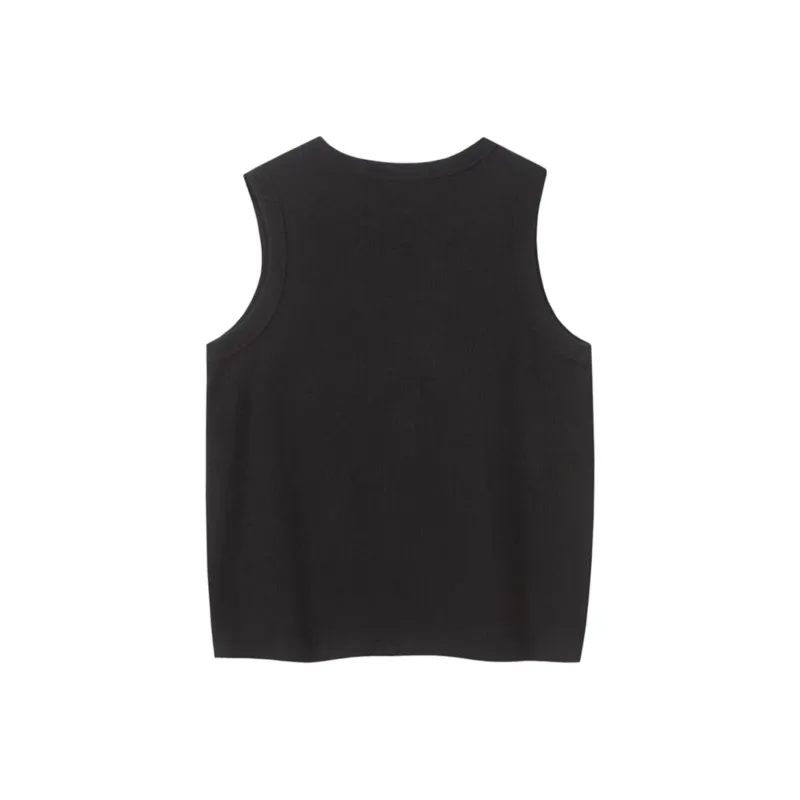 KVIV Tank Tops Men Black -4