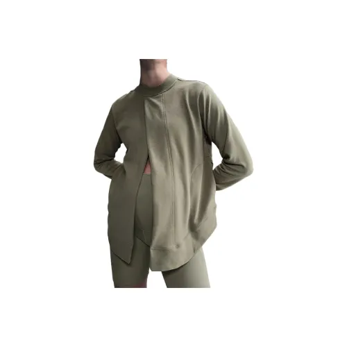 Nike M One Women's Reversible French Terry Pullover Top Maternity