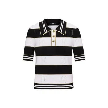 KARL LAGERFELD SS24 Knitwear Women's Black White