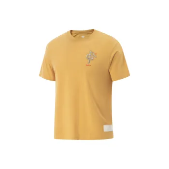 LiNing Basketball Collection T Shirt Men's Ginger Yellow