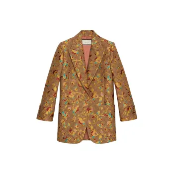 GUCCI Gg Floral Blazer