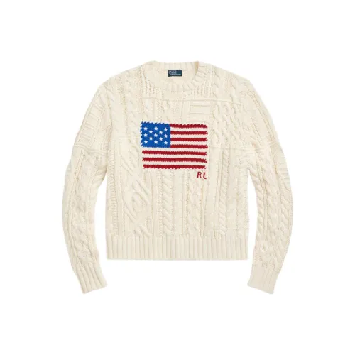 Polo Ralph Lauren Aran knit Flag Sweater