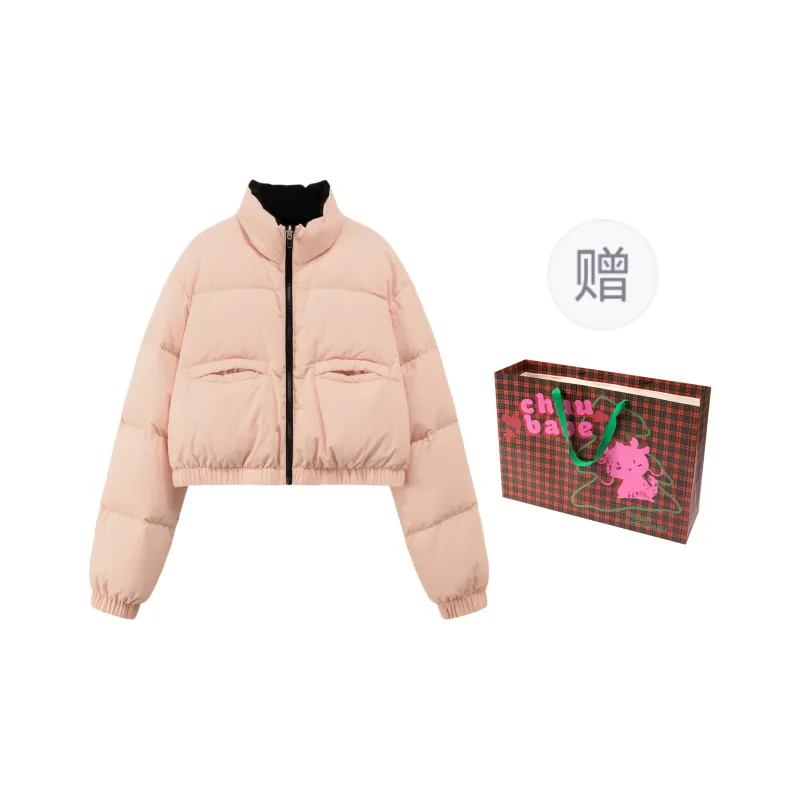 CHUU Down Jacket Women's Gray Pink-6