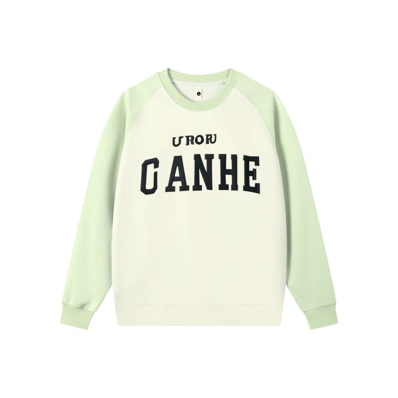 CHANGE SHE Sweatshirt Unisex Beige Apricot & Arctic Blue-3