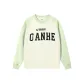 Beige Apricot & Soft Green[Crew Neck]