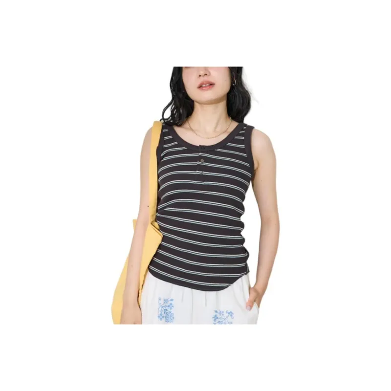 FREAK'S STORE Tank Top Women's Charcoal Gray-0
